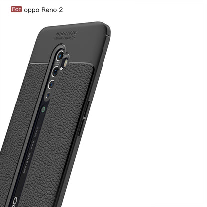 Litchi Skin TPU Shell for Oppo Reno2
