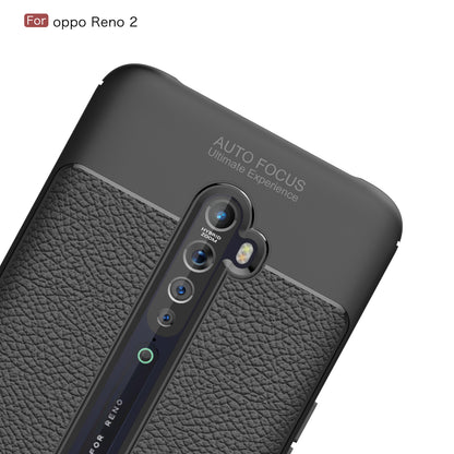 Litchi Skin TPU Shell for Oppo Reno2