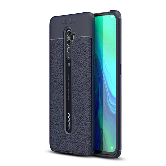 Litchi Skin TPU Shell for Oppo Reno2