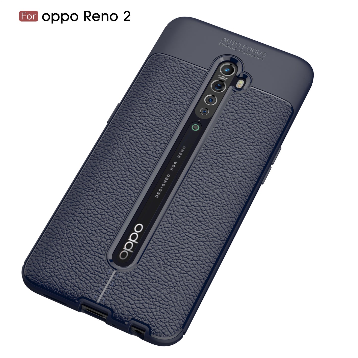 Litchi Skin TPU Shell for Oppo Reno2