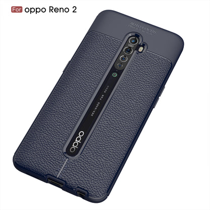 Litchi Skin TPU Shell for Oppo Reno2