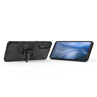 Cool Guard PC + TPU Hybrid Phone Casing with Kickstand for Oppo Reno3 Pro