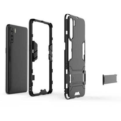 Cool Guard Hybrid PC + TPU Mobile Shell with Kickstand for OPPO A91/F15