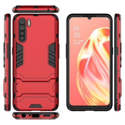 Cool Guard Hybrid PC + TPU Mobile Shell with Kickstand for OPPO A91/F15