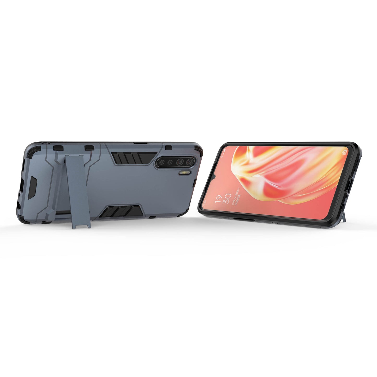 Cool Guard Hybrid PC + TPU Mobile Shell with Kickstand for OPPO A91/F15