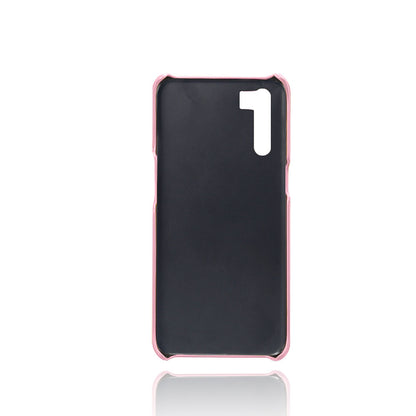 KSQ with Double Card Slots PU Leather Coated PC Shell for Oppo A91/F15