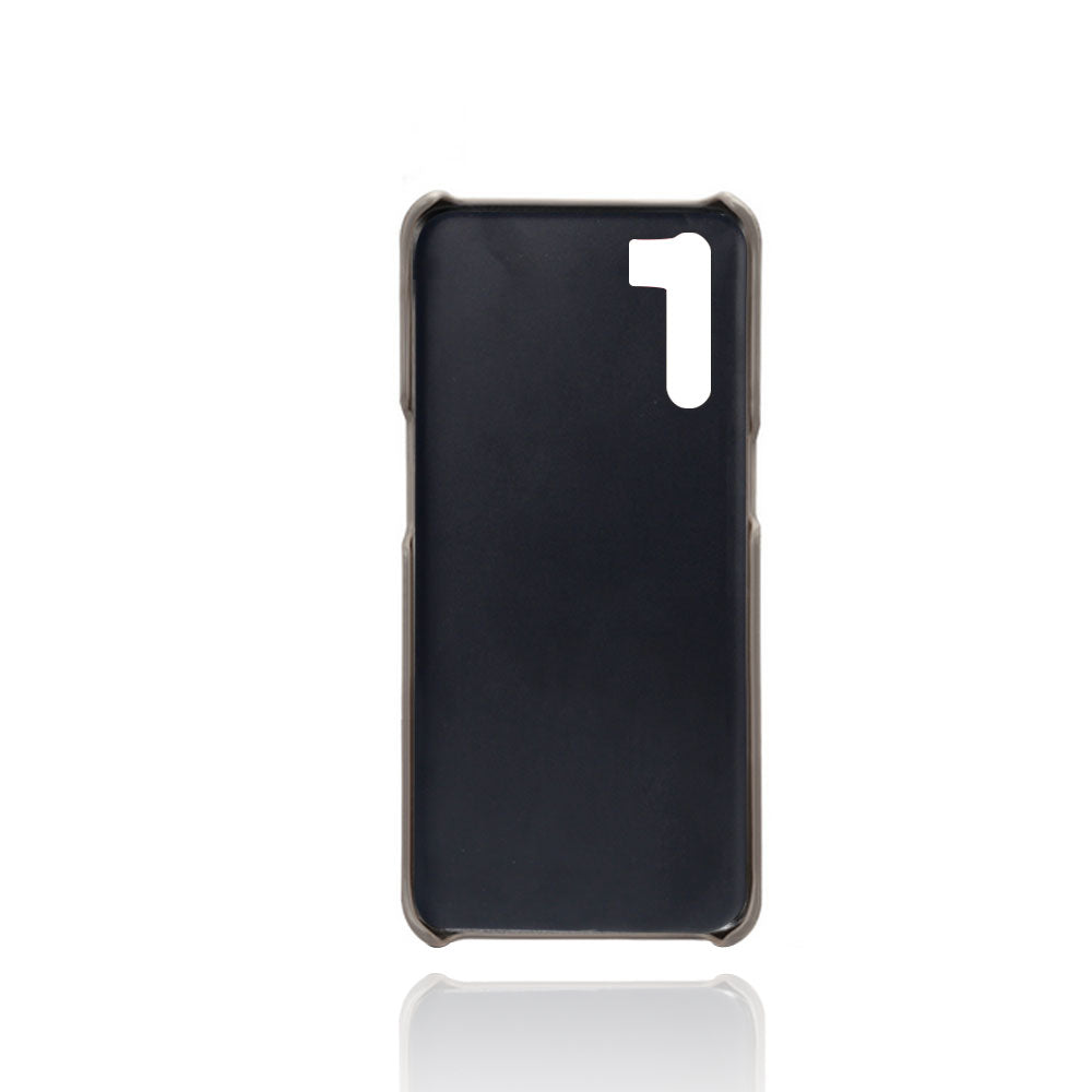 KSQ with Double Card Slots PU Leather Coated PC Shell for Oppo A91/F15