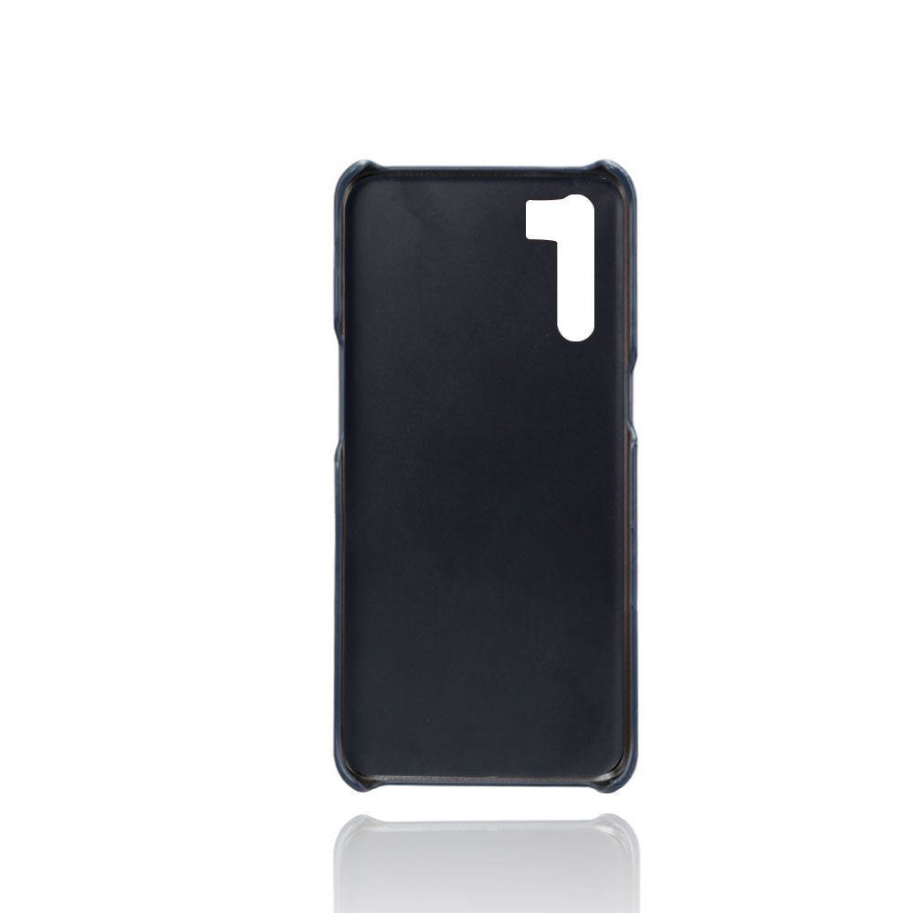 KSQ with Double Card Slots PU Leather Coated PC Shell for Oppo A91/F15