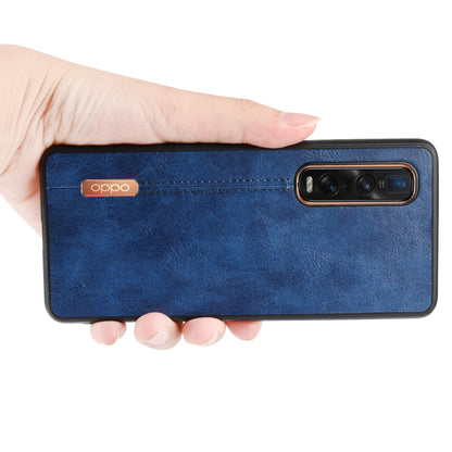 PU Leather Coated PC + TPU Hybrid Mobile Cover for Oppo Find X2 Pro