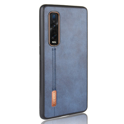 PU Leather Coated PC + TPU Hybrid Mobile Cover for Oppo Find X2 Pro