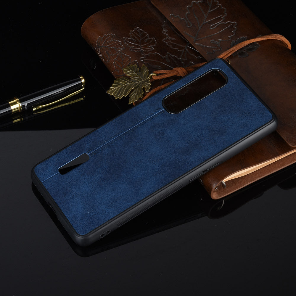 PU Leather Coated PC + TPU Hybrid Mobile Cover for Oppo Find X2 Pro