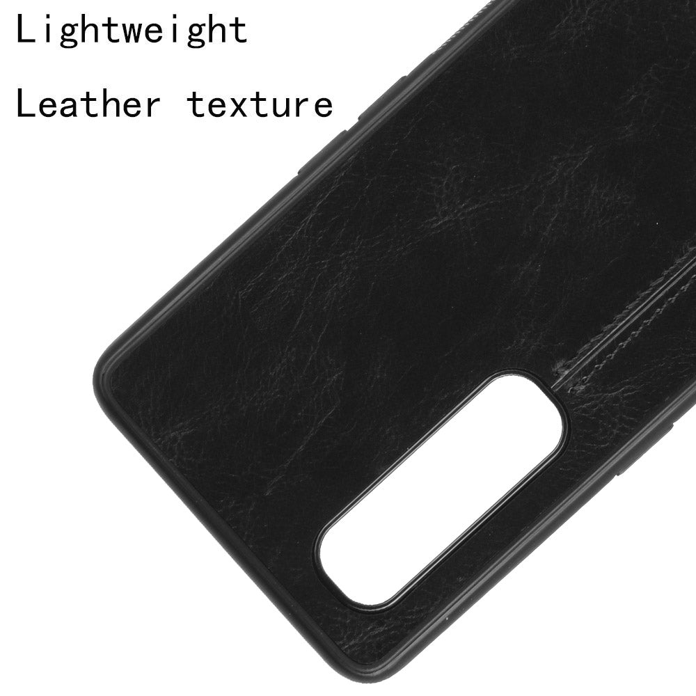 PU Leather Coated PC + TPU Hybrid Mobile Cover for Oppo Find X2 Pro