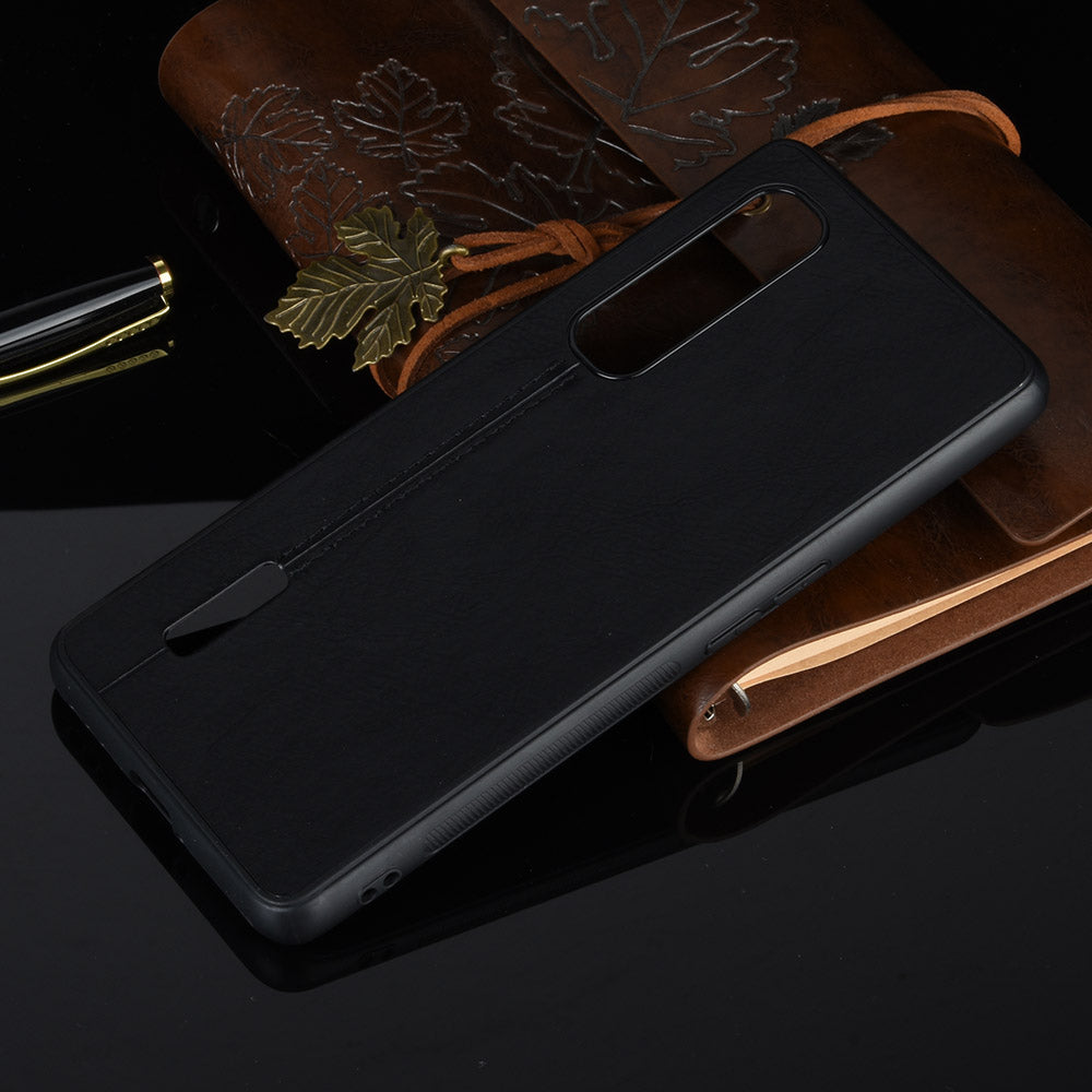 PU Leather Coated PC + TPU Hybrid Mobile Cover for Oppo Find X2 Pro