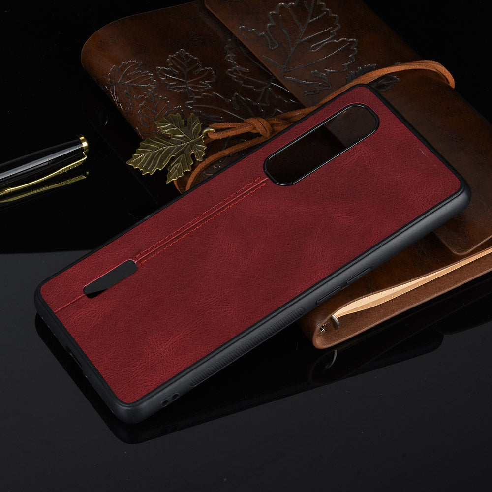 PU Leather Coated PC + TPU Hybrid Mobile Cover for Oppo Find X2 Pro