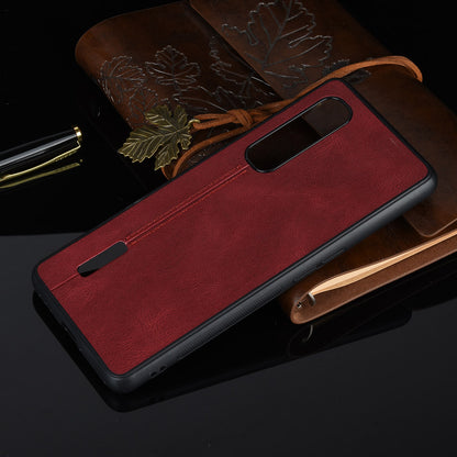 PU Leather Coated PC + TPU Hybrid Mobile Cover for Oppo Find X2 Pro