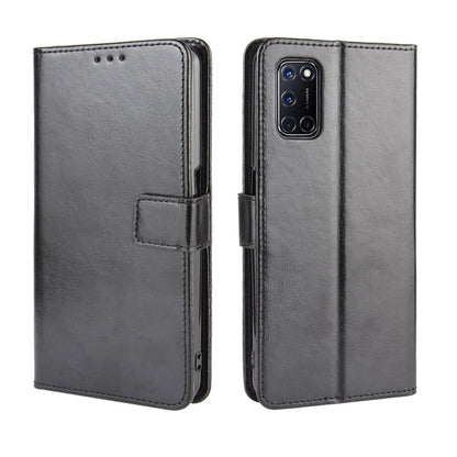 Crazy Horse Wallet Leather Stand Phone Casing for OPPO A52/A72/A92