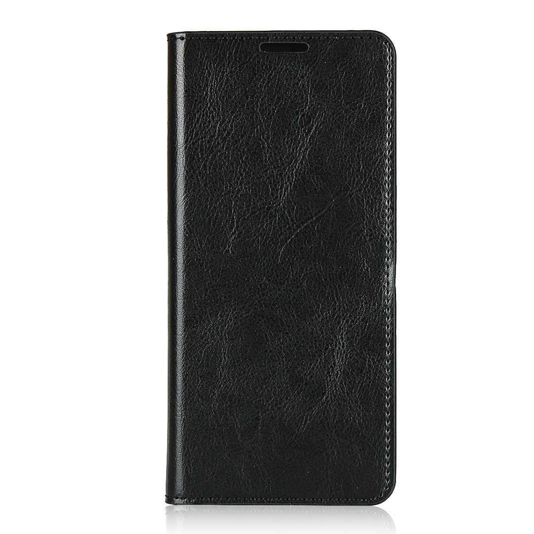 Crazy Horse Genuine Leather Wallet Stand Case for OPPO Find X2 Pro