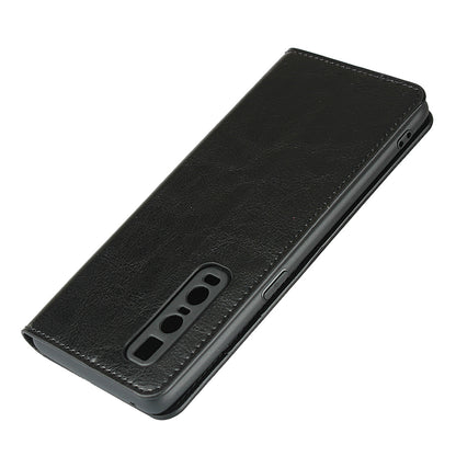 Crazy Horse Genuine Leather Wallet Stand Case for OPPO Find X2 Pro