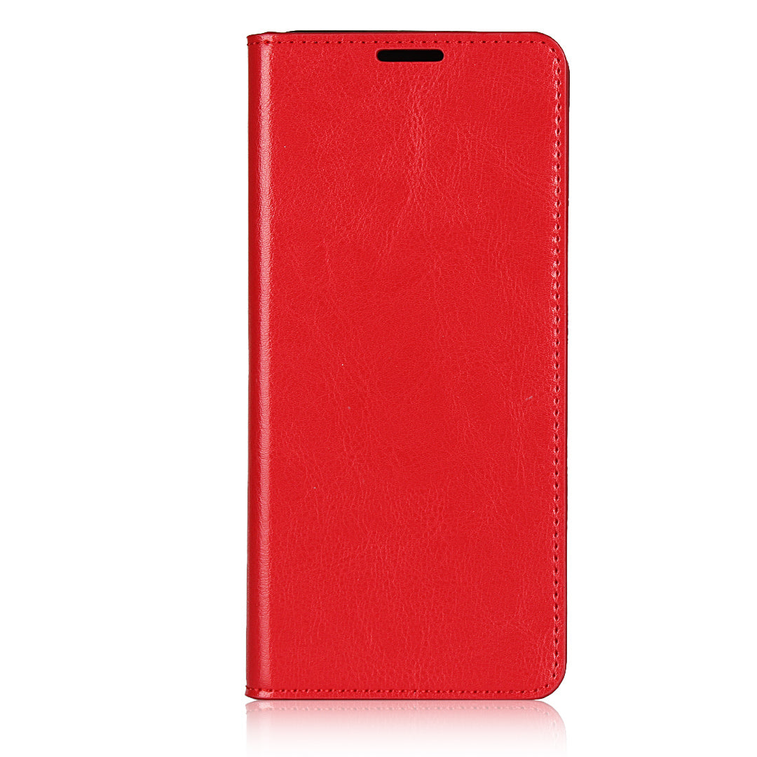 Crazy Horse Genuine Leather Wallet Stand Case for OPPO Find X2 Pro