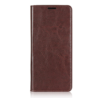 Crazy Horse Genuine Leather Wallet Stand Case for OPPO Find X2 Pro