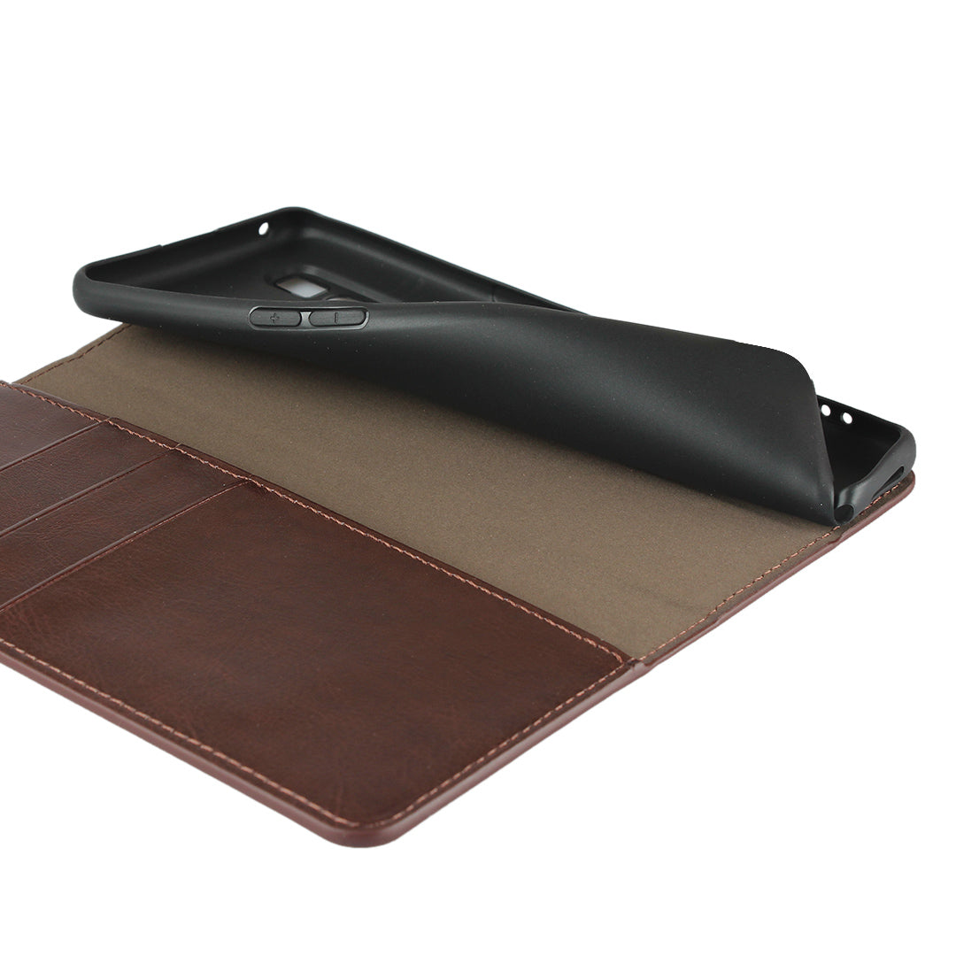 Crazy Horse Genuine Leather Wallet Stand Case for OPPO Find X2 Pro
