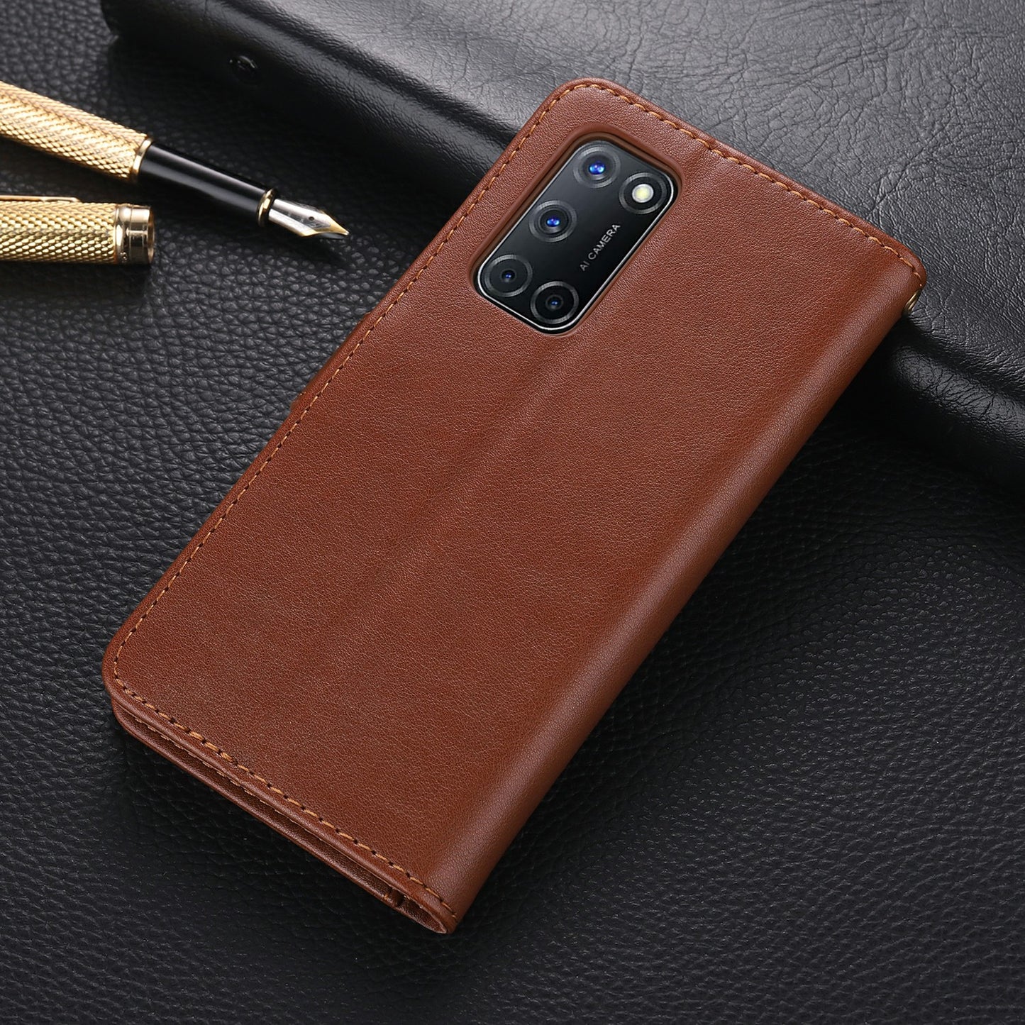 AZNS PU Leather Wallet Stand Case for OPPO A52 / A72 / A92