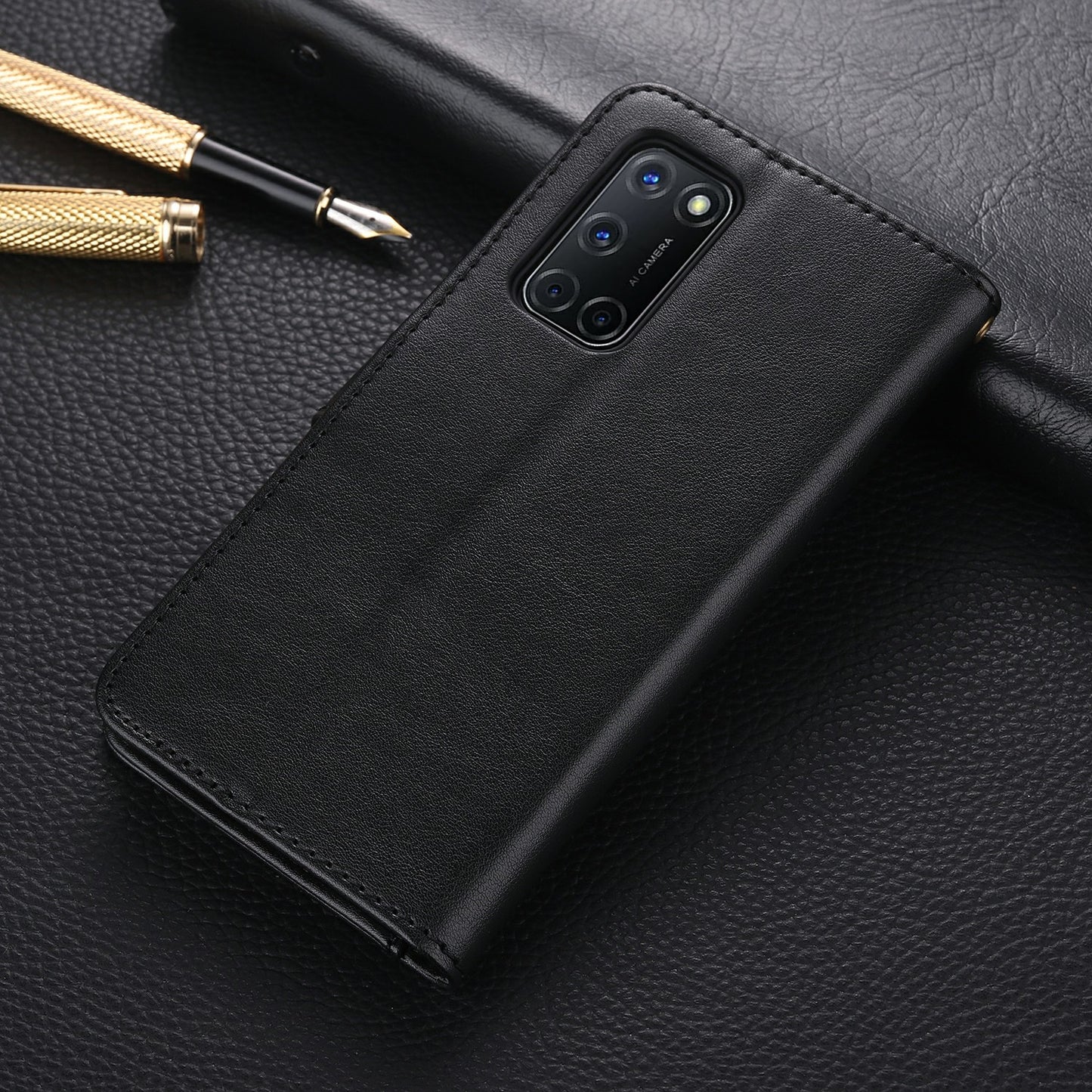 AZNS PU Leather Wallet Stand Case for OPPO A52 / A72 / A92