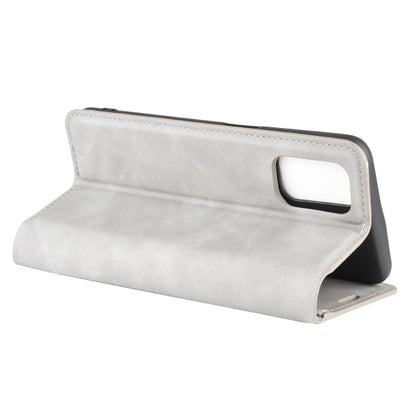 Silky Touch Stylish Auto-absorbed Flip Leather Wallet Stand Case for Oppo A52/A92/A72
