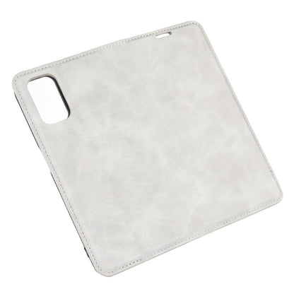 Silky Touch Stylish Auto-absorbed Flip Leather Wallet Stand Case for Oppo A52/A92/A72