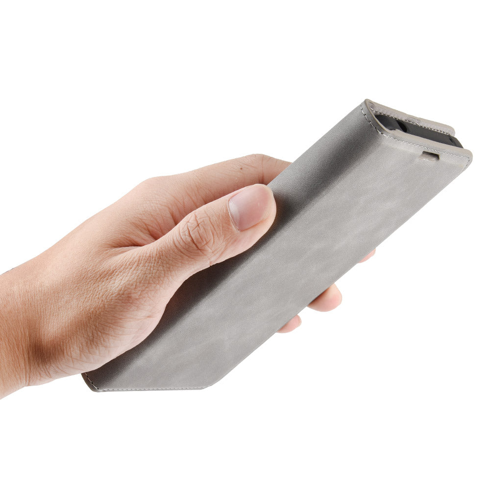 Silky Touch Stylish Auto-absorbed Flip Leather Wallet Stand Case for Oppo A52/A92/A72
