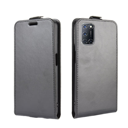 Crazy Horse Vertical Cool Leather Shell with Card Slot for Oppo A52/A92/A72