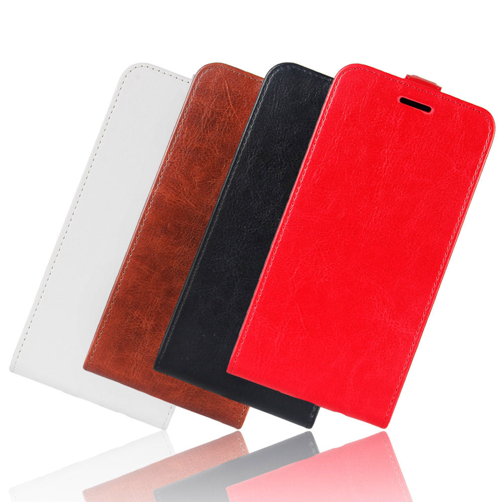 Crazy Horse Vertical Cool Leather Shell with Card Slot for Oppo A52/A92/A72