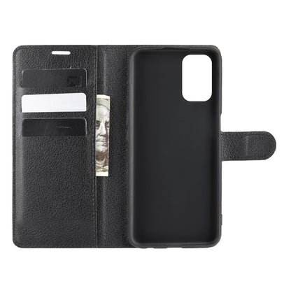 Litchi Skin Wallet Leather with Stand Case for Oppo A52/A92/A72