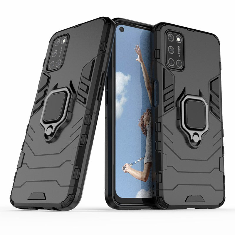 Ring Holder Kickstand PC + TPU Shell for Oppo A52/A72/A92