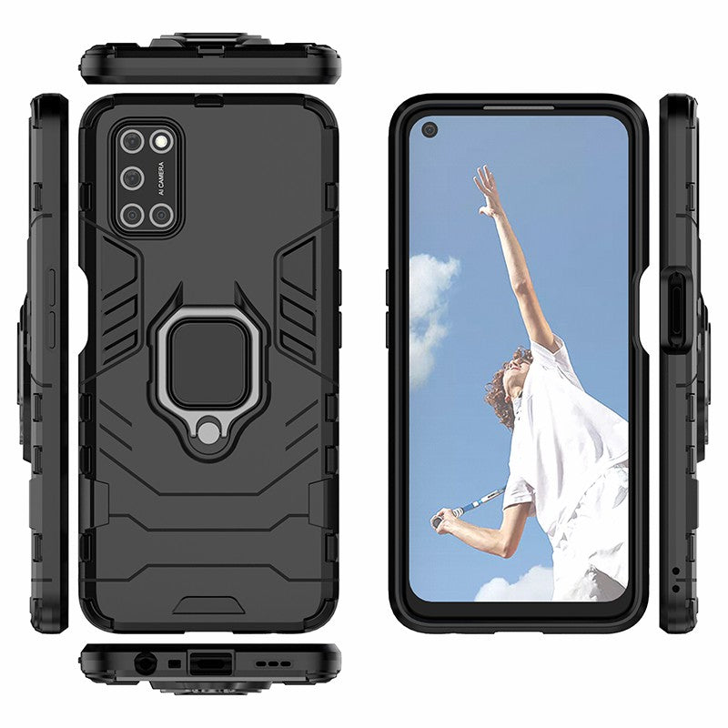 Ring Holder Kickstand PC + TPU Shell for Oppo A52/A72/A92