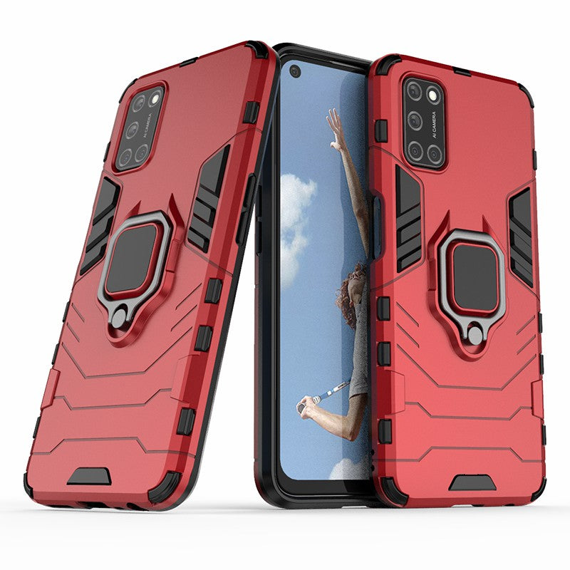 Ring Holder Kickstand PC + TPU Shell for Oppo A52/A72/A92