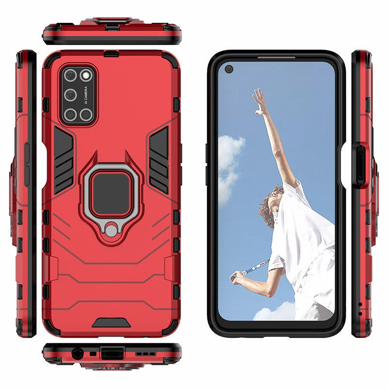 Ring Holder Kickstand PC + TPU Shell for Oppo A52/A72/A92