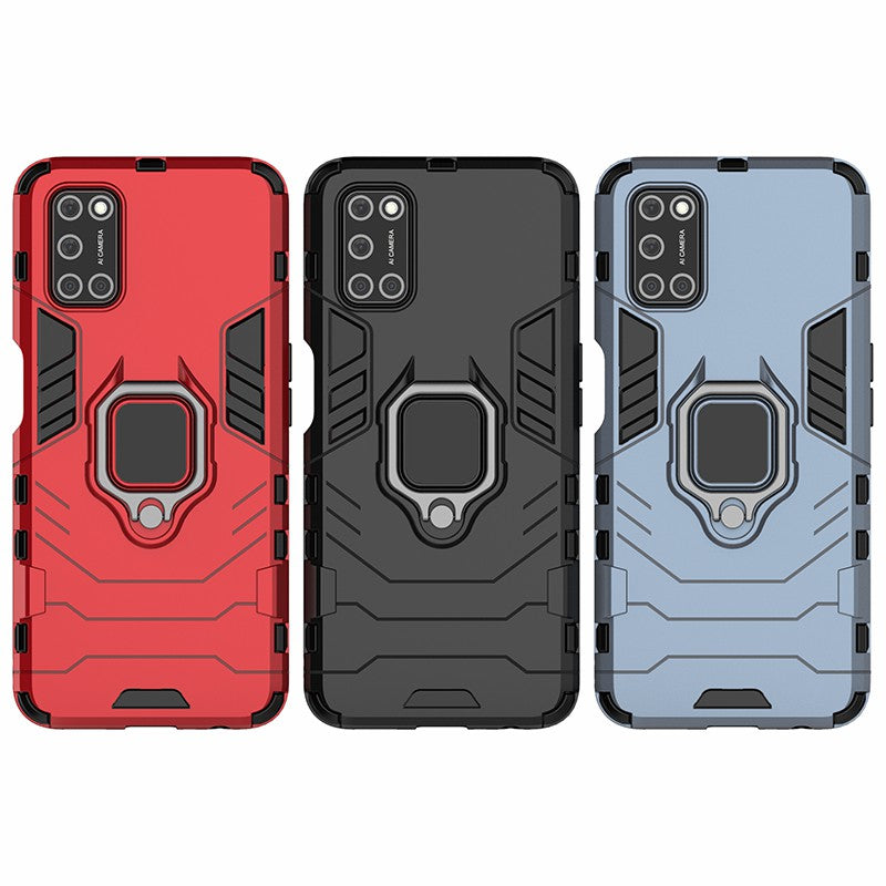 Ring Holder Kickstand PC + TPU Shell for Oppo A52/A72/A92