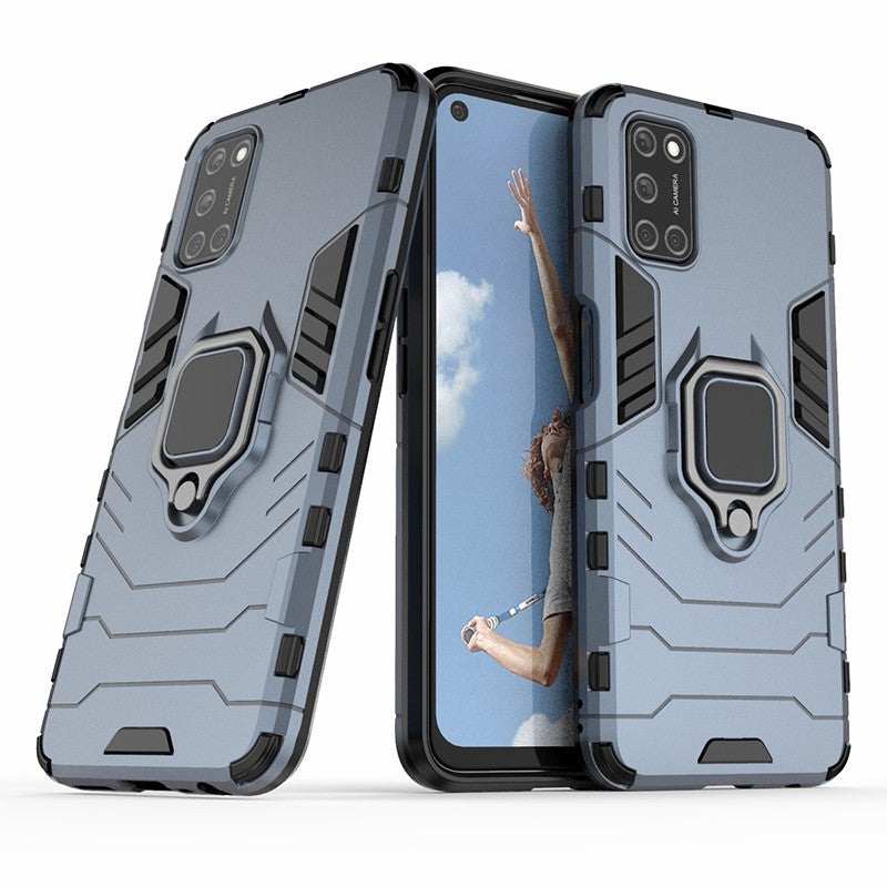 Ring Holder Kickstand PC + TPU Shell for Oppo A52/A72/A92