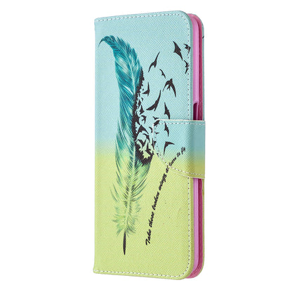 Pattern Printing Leather Wallet Case for OPPO A72/A52/A92