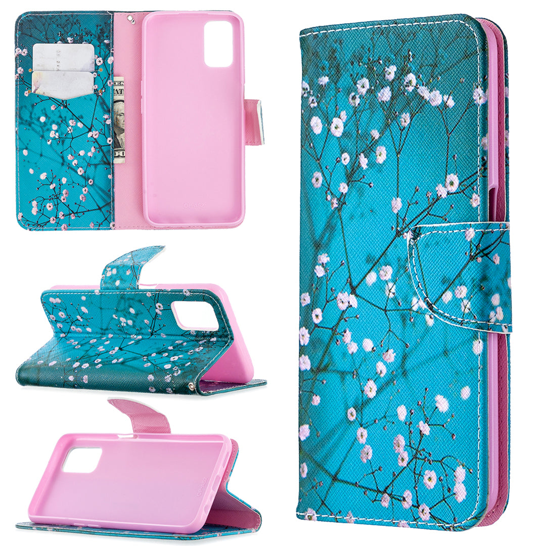 Pattern Printing Leather Wallet Case for OPPO A72/A52/A92
