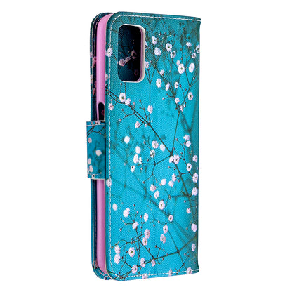 Pattern Printing Leather Wallet Case for OPPO A72/A52/A92