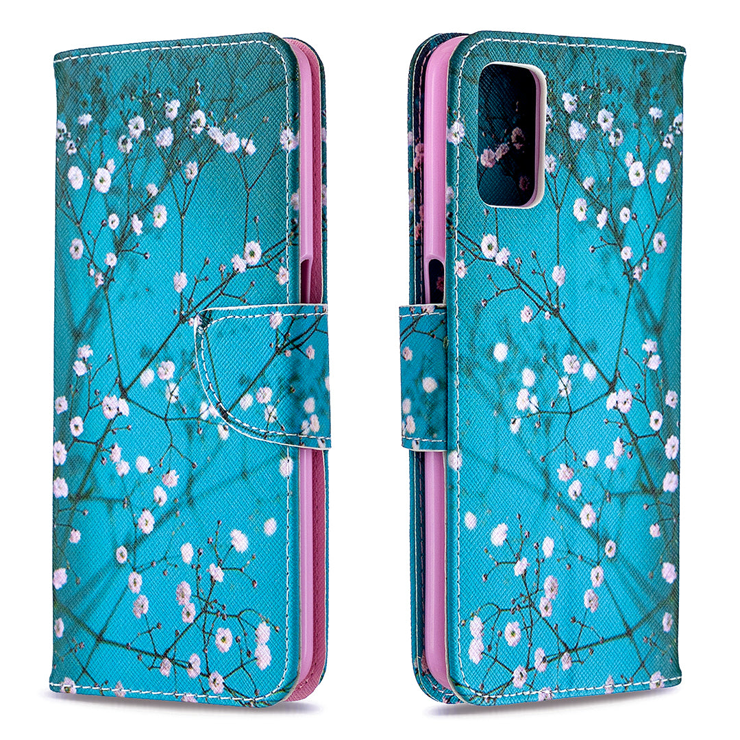 Pattern Printing Leather Wallet Case for OPPO A72/A52/A92