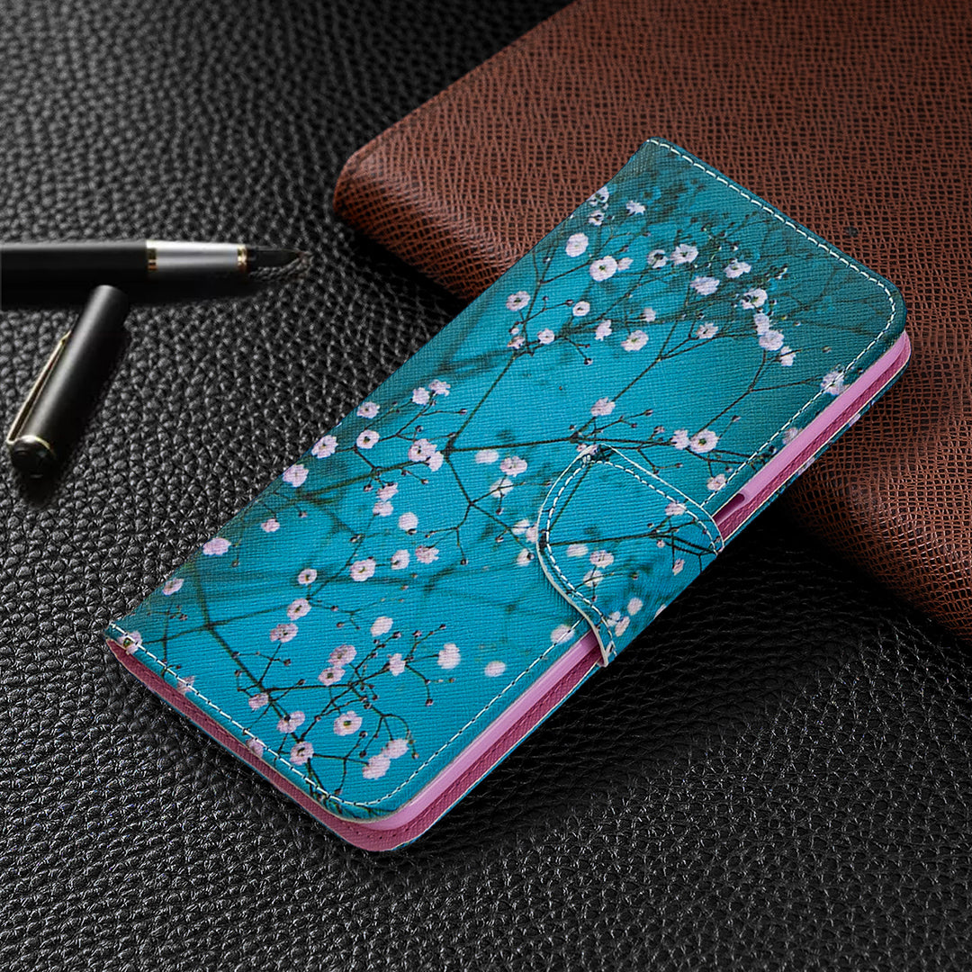 Pattern Printing Leather Wallet Case for OPPO A72/A52/A92