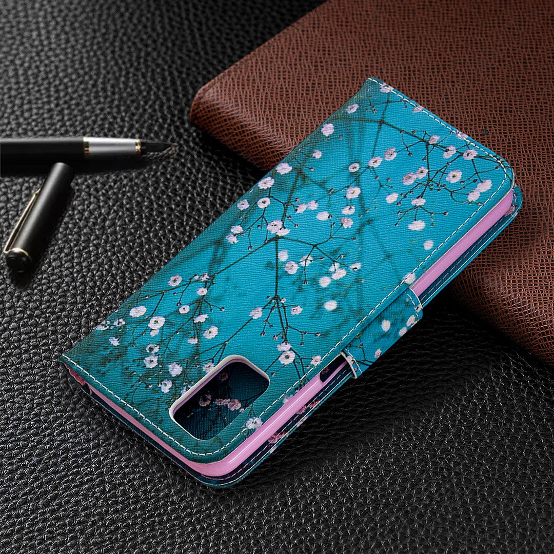 Pattern Printing Leather Wallet Case for OPPO A72/A52/A92