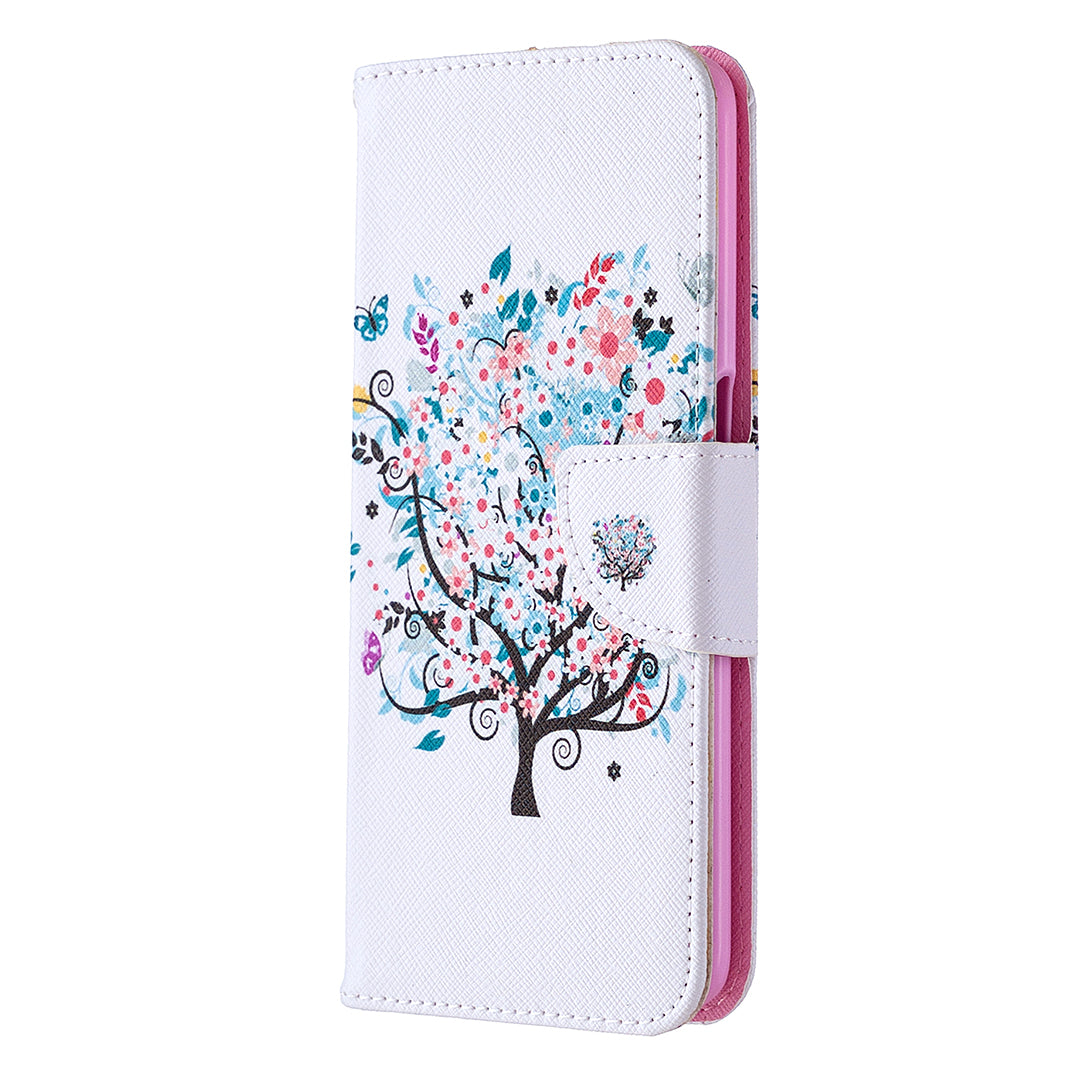 Pattern Printing Leather Wallet Case for OPPO A72/A52/A92