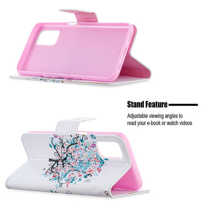 Pattern Printing Leather Wallet Case for OPPO A72/A52/A92