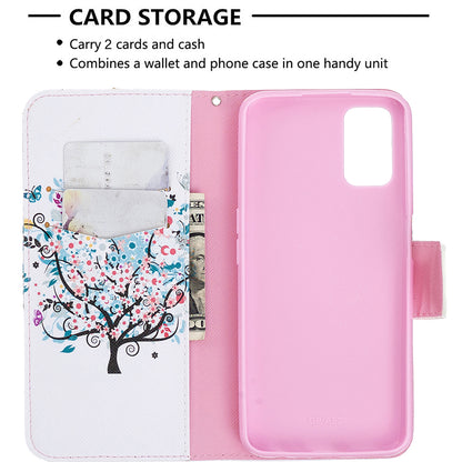 Pattern Printing Leather Wallet Case for OPPO A72/A52/A92