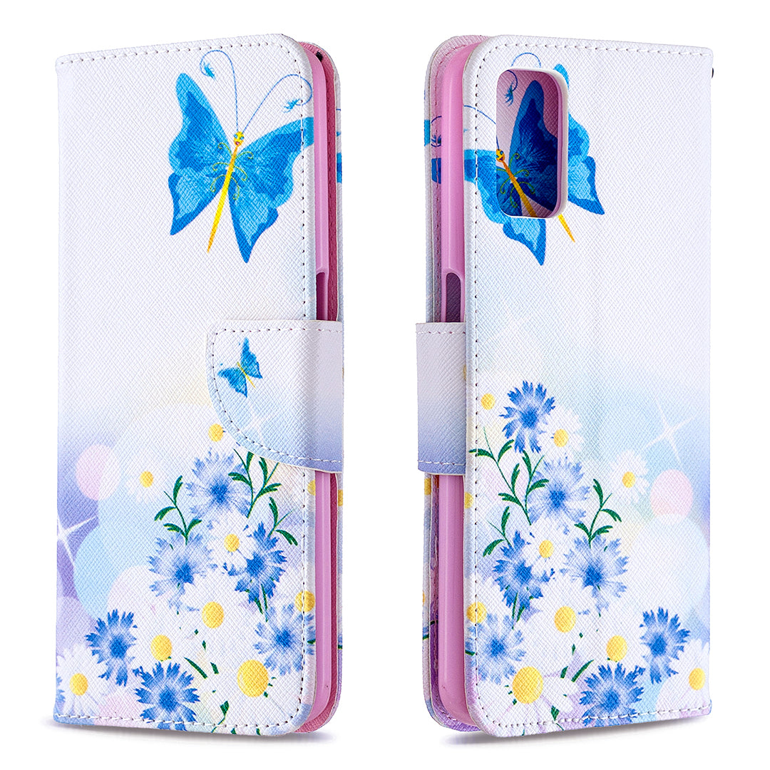 Pattern Printing Leather Wallet Case for OPPO A72/A52/A92