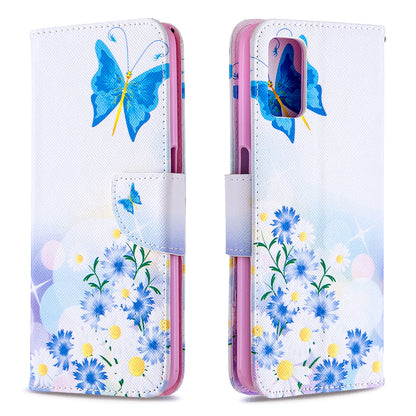 Pattern Printing Leather Wallet Case for OPPO A72/A52/A92